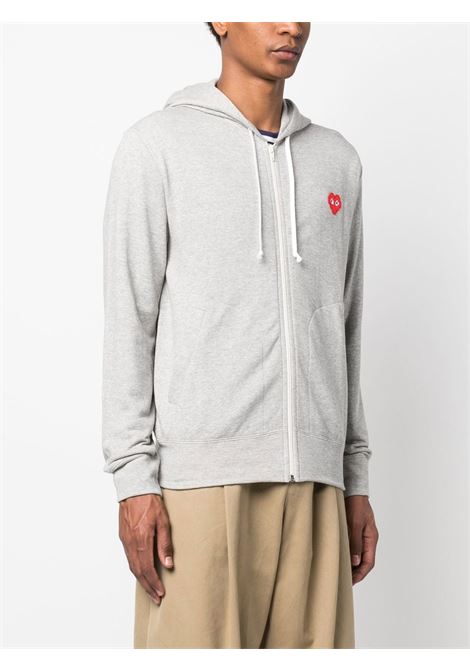 felpa con cappuccio e zip PLAY COMME DES GARCONS | Felpa | P1T3261
